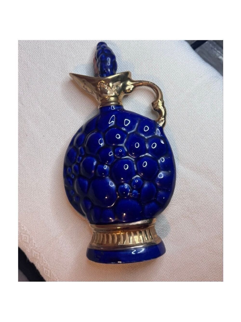 Jim Beam deep dark blue gold trim red numbered sesl